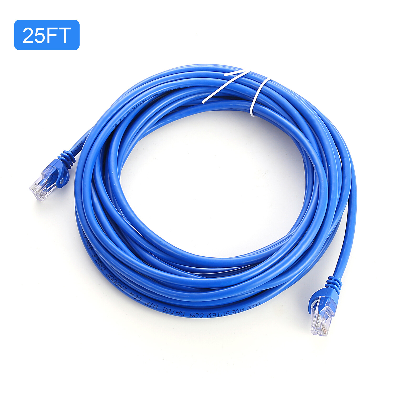 AvesView CAT6 Ethernet Patch Cable High Speed 550Mhz UTP 25FT 50FT 100FT - Blue