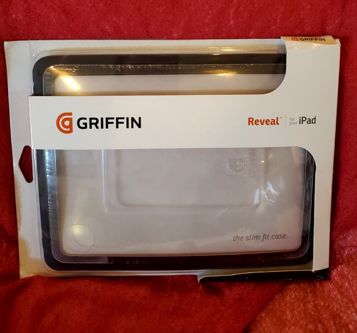 Case f/Apple iPad2 Black Slim Shell NEW In Box Griffin Reveal-PRICE REDUCED