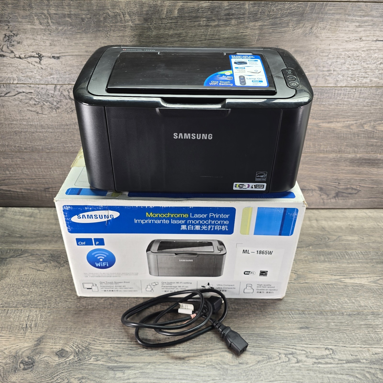 Samsung ML-1865W Wireless Monochrome Laser Printer | TESTED