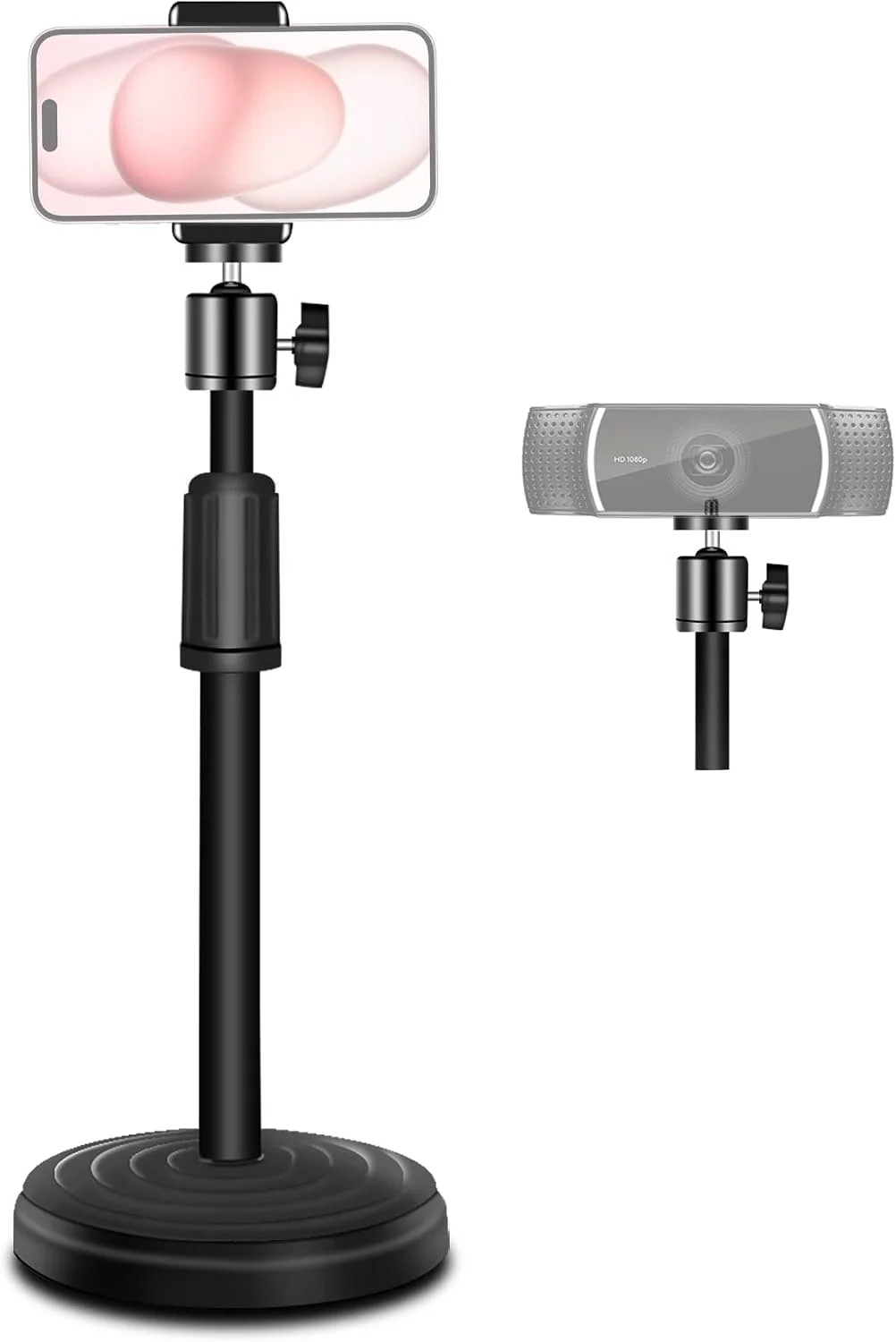 Webcam Stand Boom Arm Mount for Logitech BRIO 4K C920 C920S C922 C922x C925e
