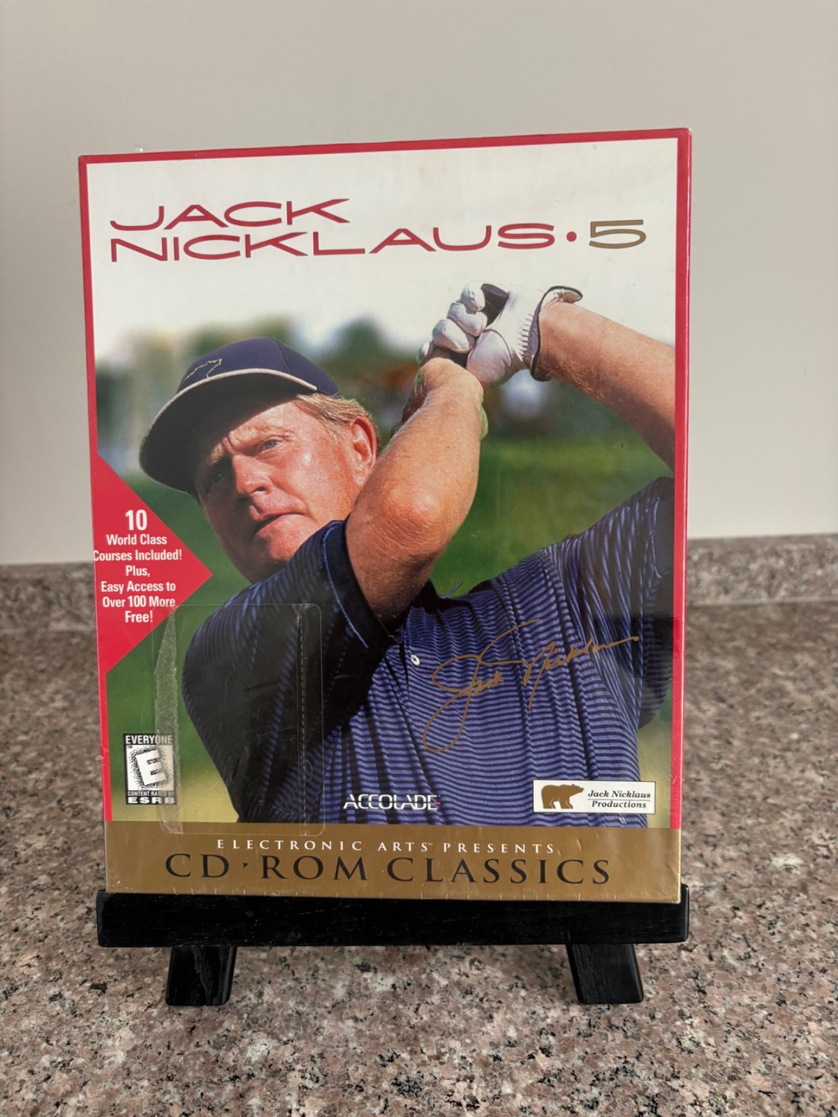 Jack Nicklaus 5 a PC GAME Golf Course Computer Game on CD Rom Vintage SEALED NEW