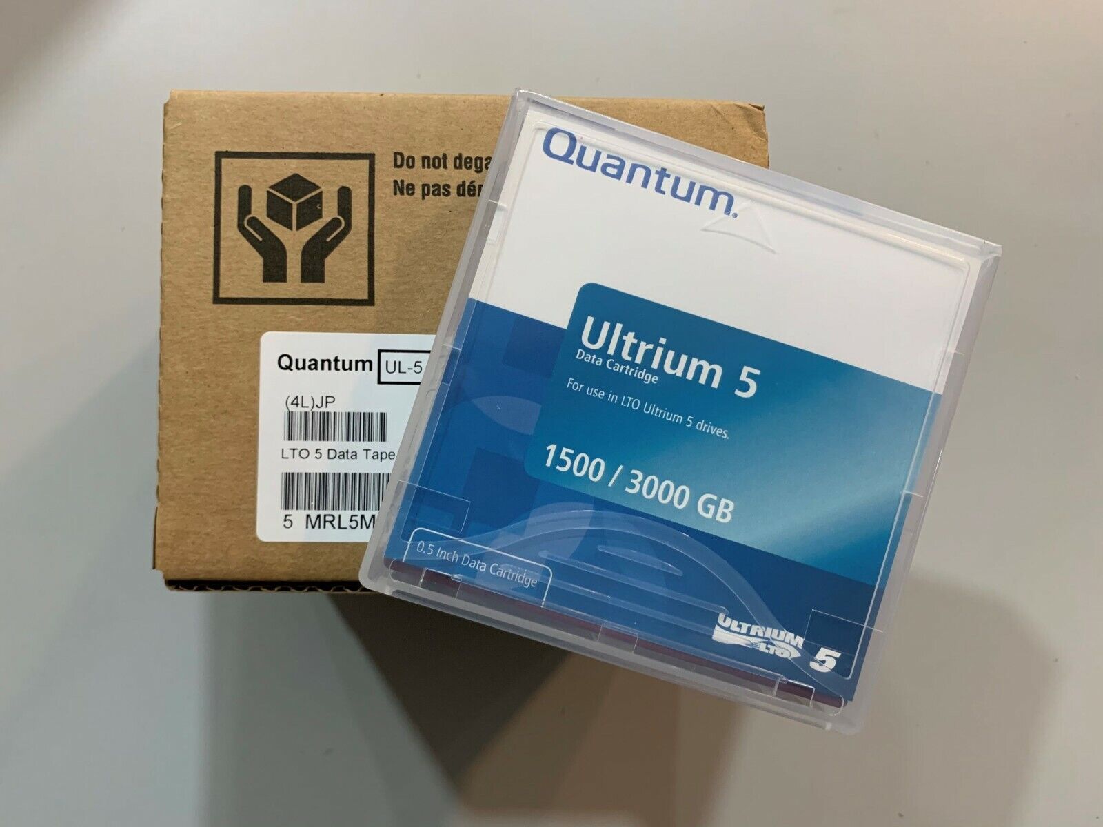 Quantum LTO5 Tape Cartridge MR-L5MQN-01(5 PACK) Ultrium Data Storage - NEW