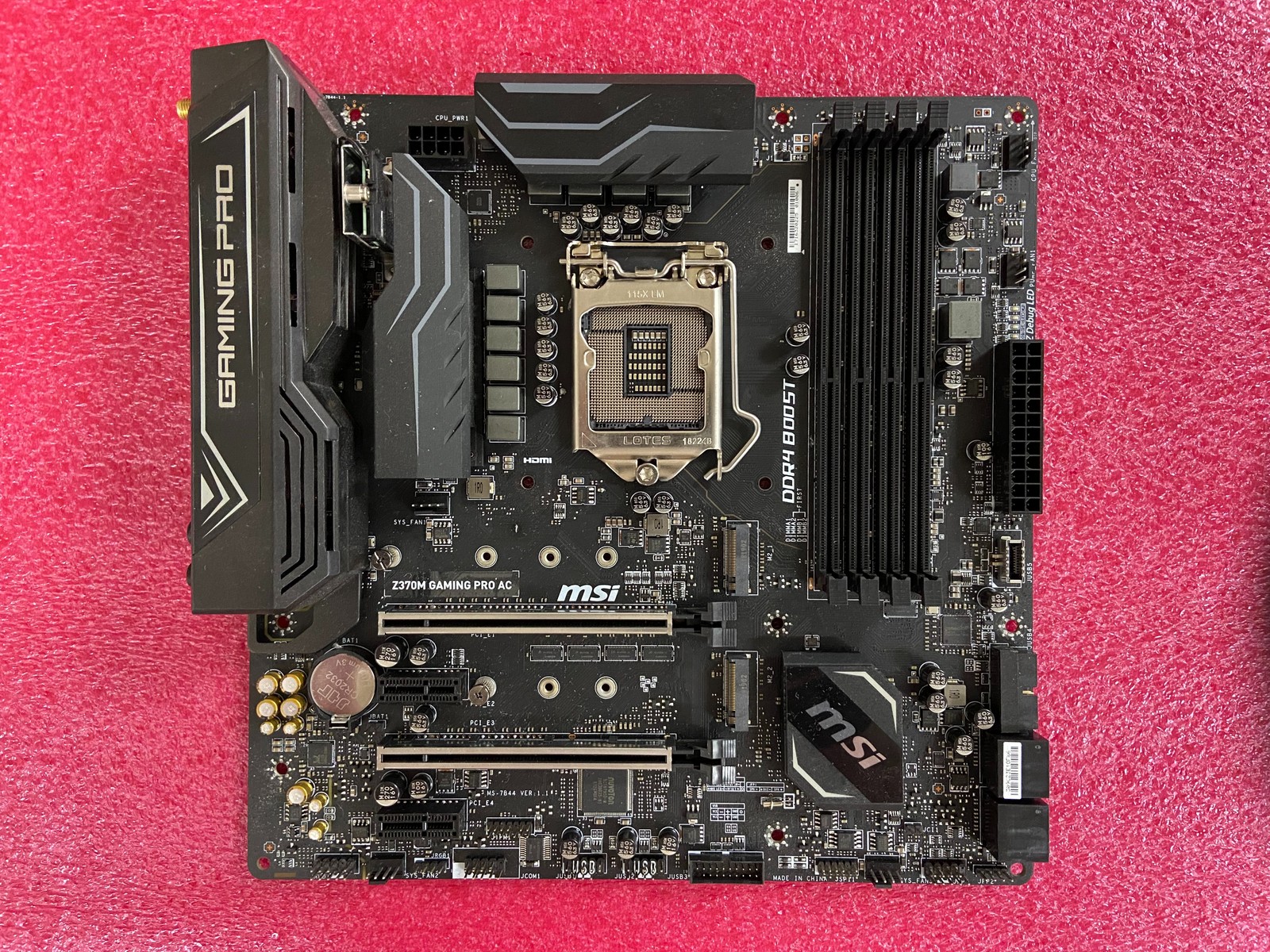 MSI Z370M GAMING PRO AC MicroATX LGA 1151 DDR4 Motherboard - CMOBO8A