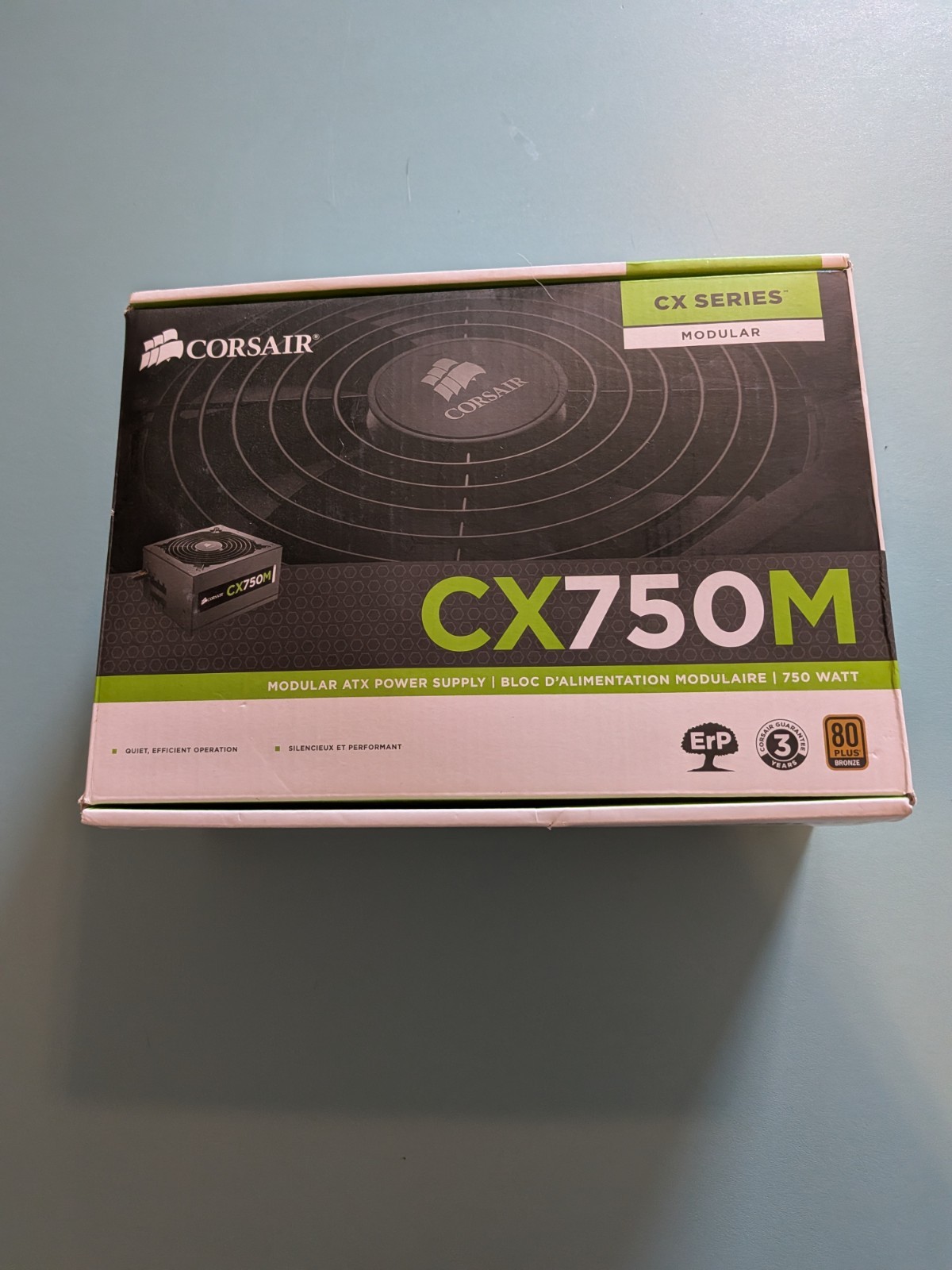 Corsair CX750M Modular Power Supply 750W 80 Plus with All Cables