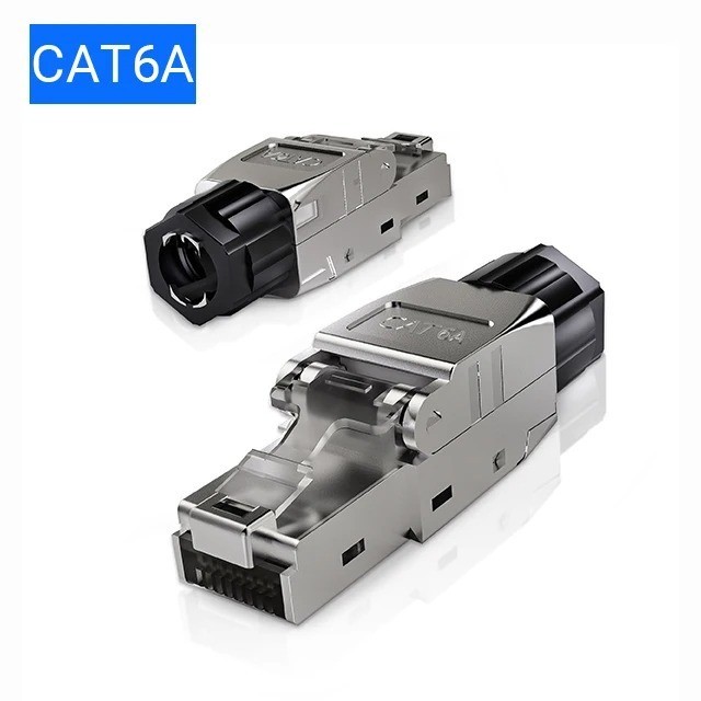  ZoeRax 10PCS Toolless RJ45 Ethernet Connector for Cat6A Cat7 Cat8