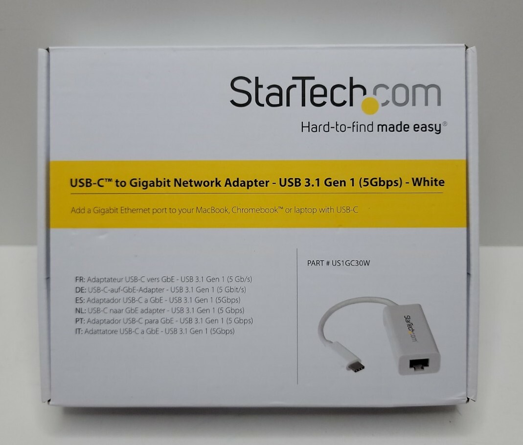 Startech.com Usb-c To Gigabit Network Adapter - Usb 3.1 Gen 1
