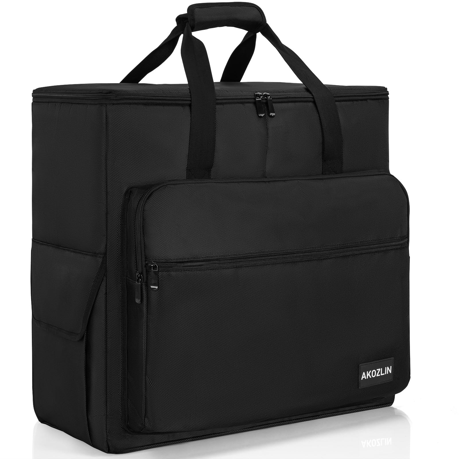 PC Travel Case Desktop Carrying Case PC Bag Padded Nylon Carry Tote Bag for T...