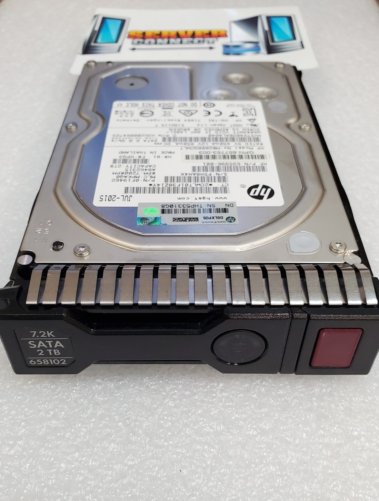 658079-B21 - HP 2TB SATA 6GBS 3.5" For Proliant G8 HARD DRIVE- 658102-001