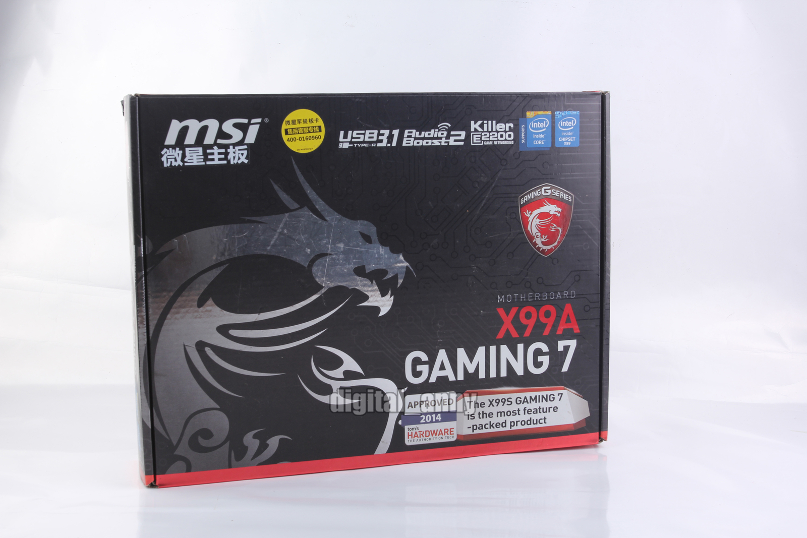 MSI X99 Motherboard X99A GAMING 7 LGA 2011-3 Socket DDR4 DIMM ATX USB3.0