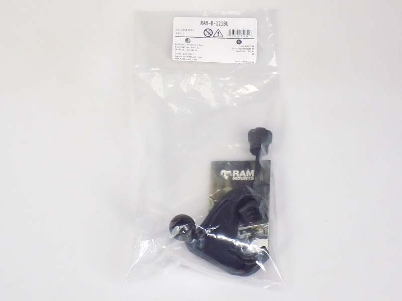 RAM Mounts RAM-B-121BU Control Horn Clamp (Aviation) B-Ball 1 Inch NEW, ORIGINAL BOX