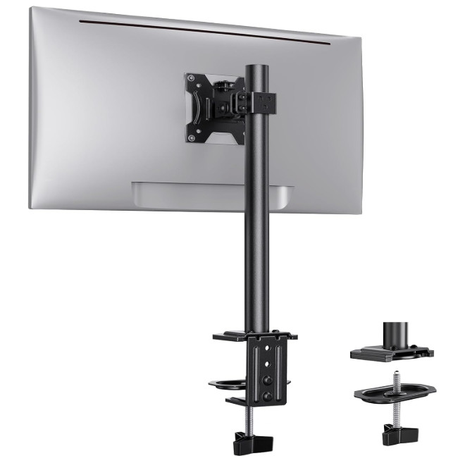 Soporte Monitor 13-32" Brazo Ajustable VESA 75/100 Giratorio Inclinable 17,6 lb