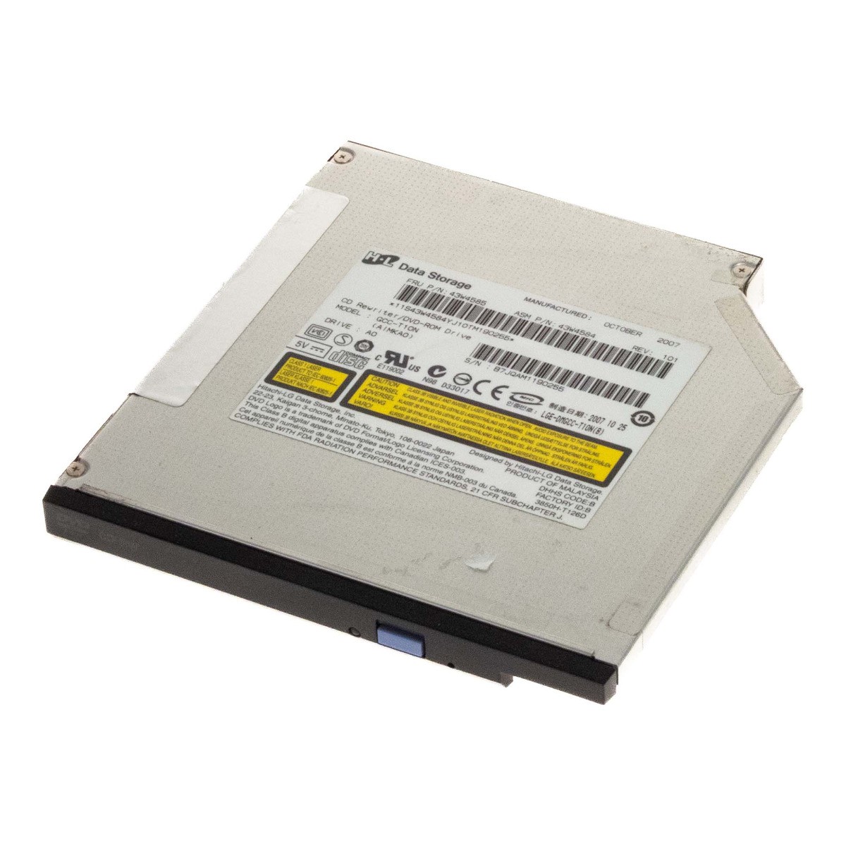 Internal Drive Burner IBM 43W4585 GCC-T10N CD-RW/DVD-ROM COMBO DRIVE IDE SLIM