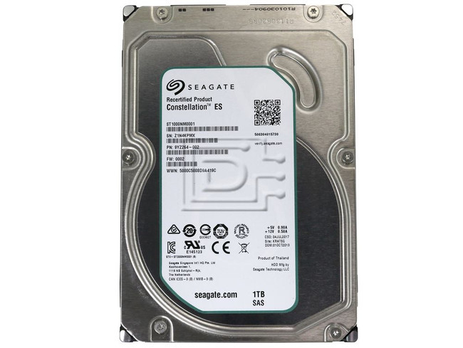 Seagate ST1000NM0001 1TB 3.5" SAS HDD | 7200 RPM | 64MB Cache | 6.0 Gb/s GL