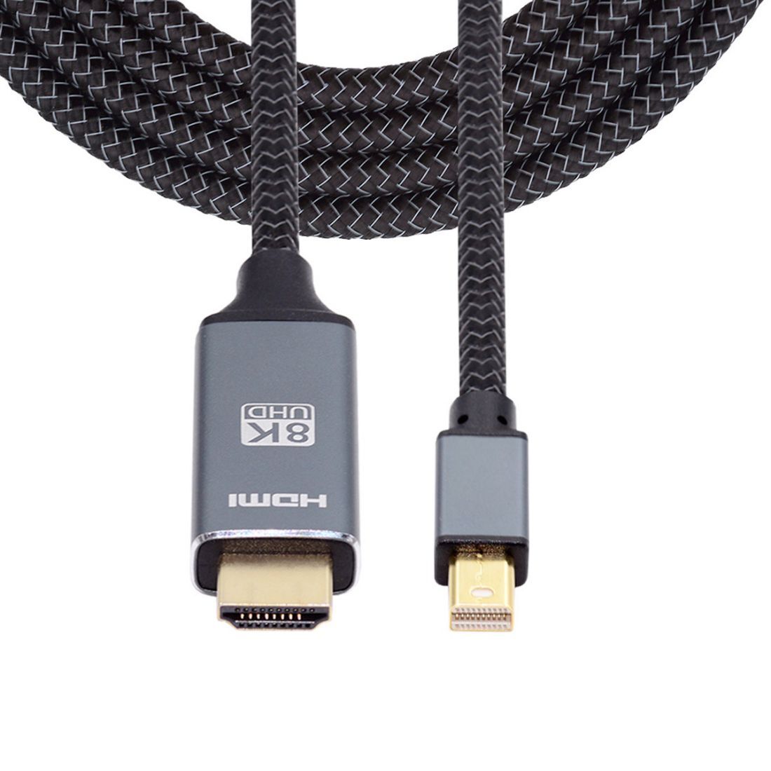 CY Mini DisplayPort 1.4 Source 8K 60hz UHD 4K to HDMI Male Monitor Cable
