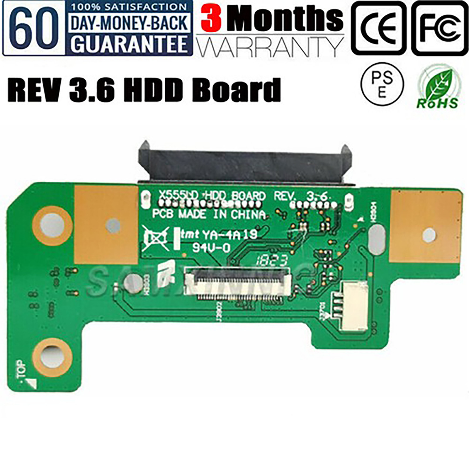 X555LD HDD REV 3.6 HARD DRIVE BOARD FOR ASUS X555L X555 R506LD F530LD R511LD