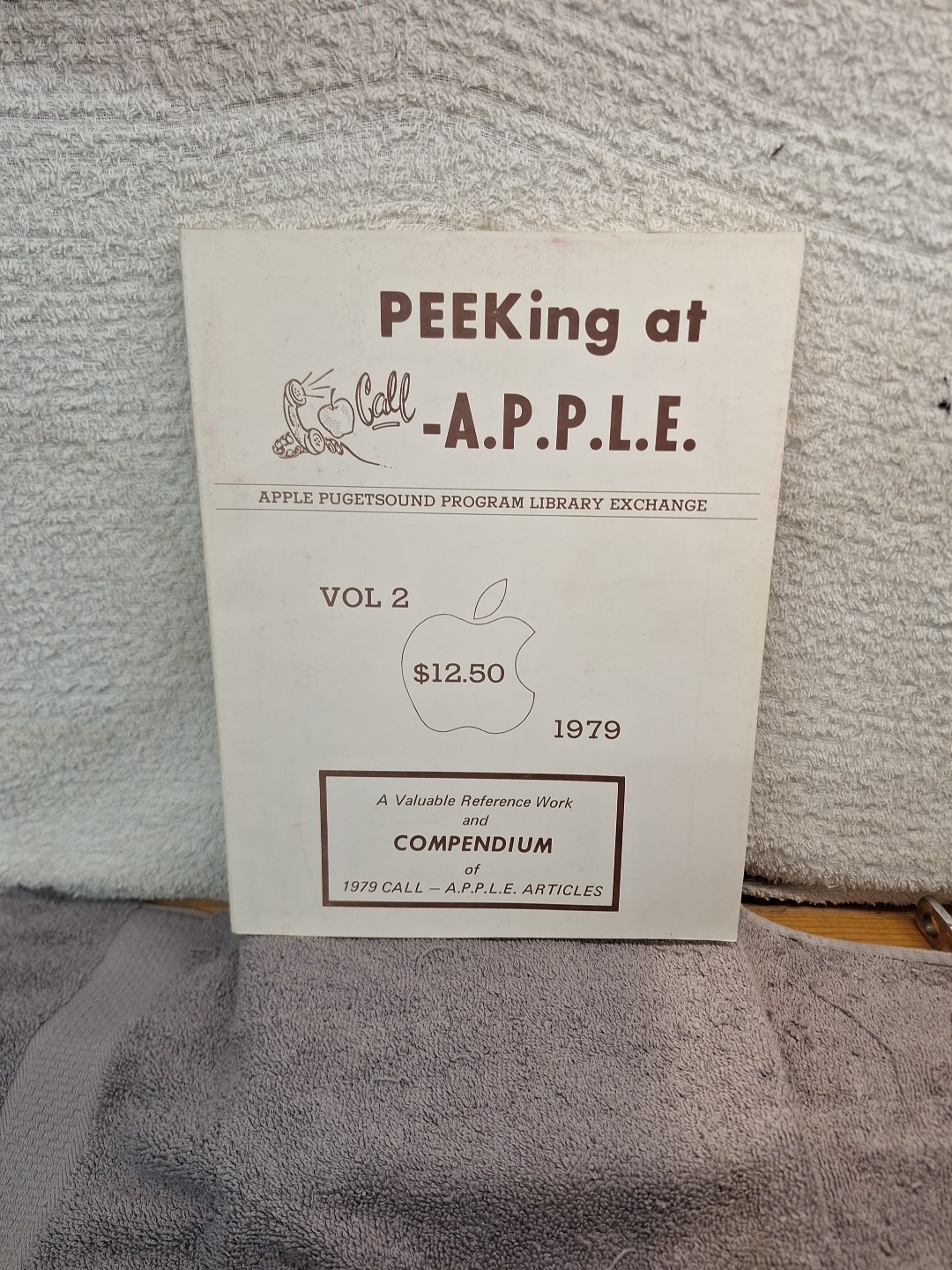 Vintage PEEKing At Call A.P.P.L.E VOL 2 1979 Apple Pugetsound Program Library 
