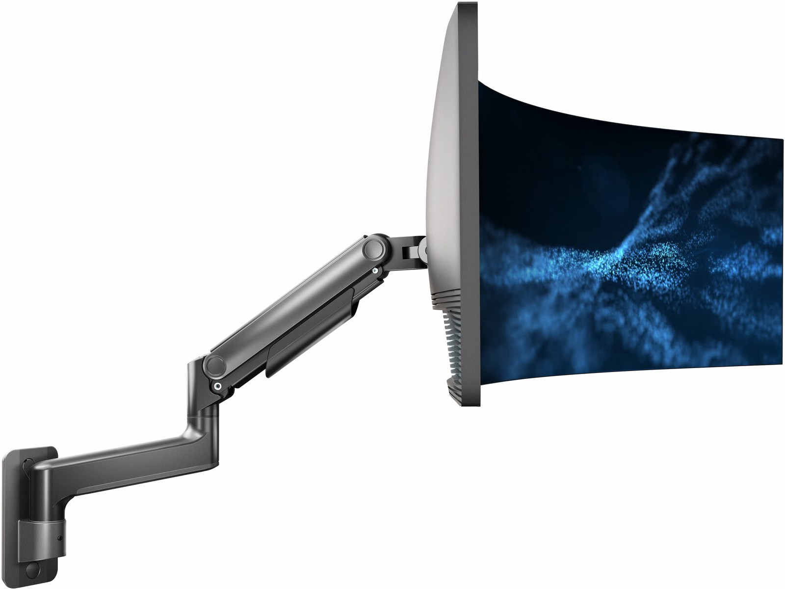 VIVO Tension Arm Monitor Wall Mount, Fits Ultrawide Screens up to 49"