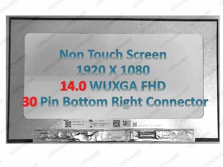 Dell J4YKG 14" LED IPS FHD Display Screen Panel Matte **READ**