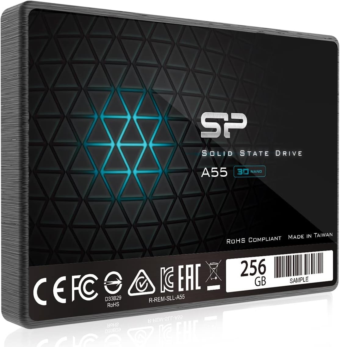 Silicon Power 256GB SSD 3D NAND A55 SLC Cache Performance Boost SATA III SSD