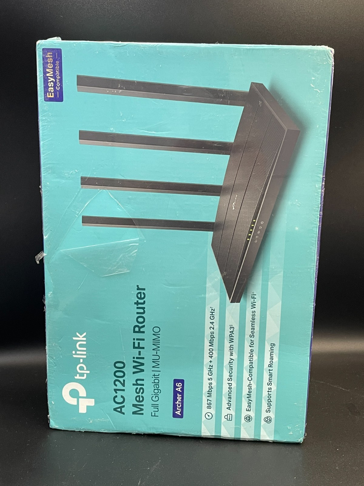 TP-Link AC1200 Smart WiFi Router - Black