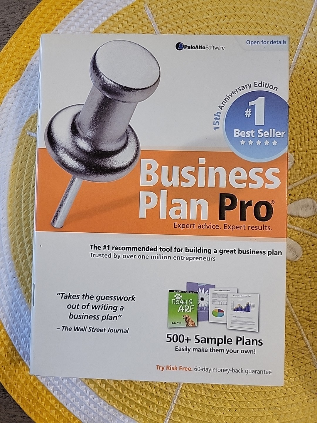 Business Plan Pro PC CD-Rom Box Vintage Software Windows 7 Small Business 