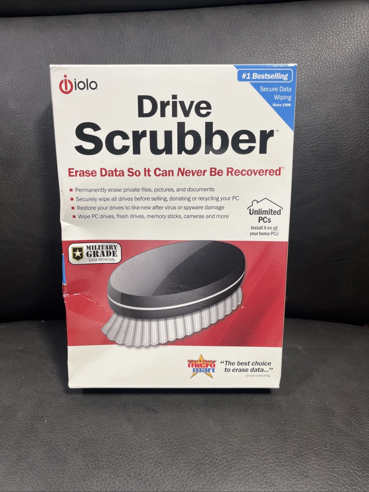 iolo Drive Scrubber MILITARY GRADE Data Remove Sensitive Info Unlimited PC