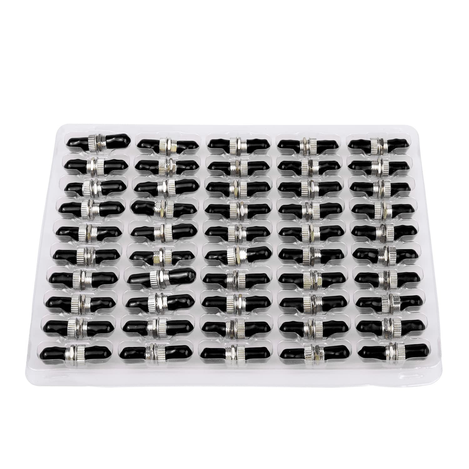 50 PCS Fiber Optical Coupler ST To ST Barrel Connector Simplex Singlemode Bulk