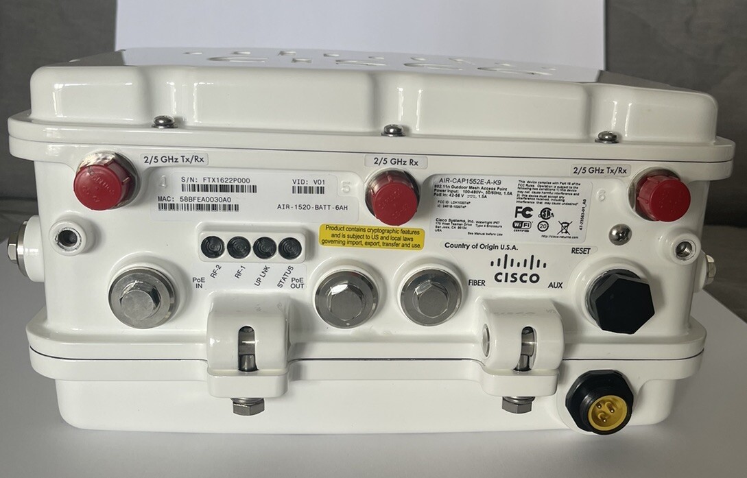 Cisco AIR-CAP1552E-A-K9 Aironet 1550 Series 802.11n 300 Mbps Wireless Access...