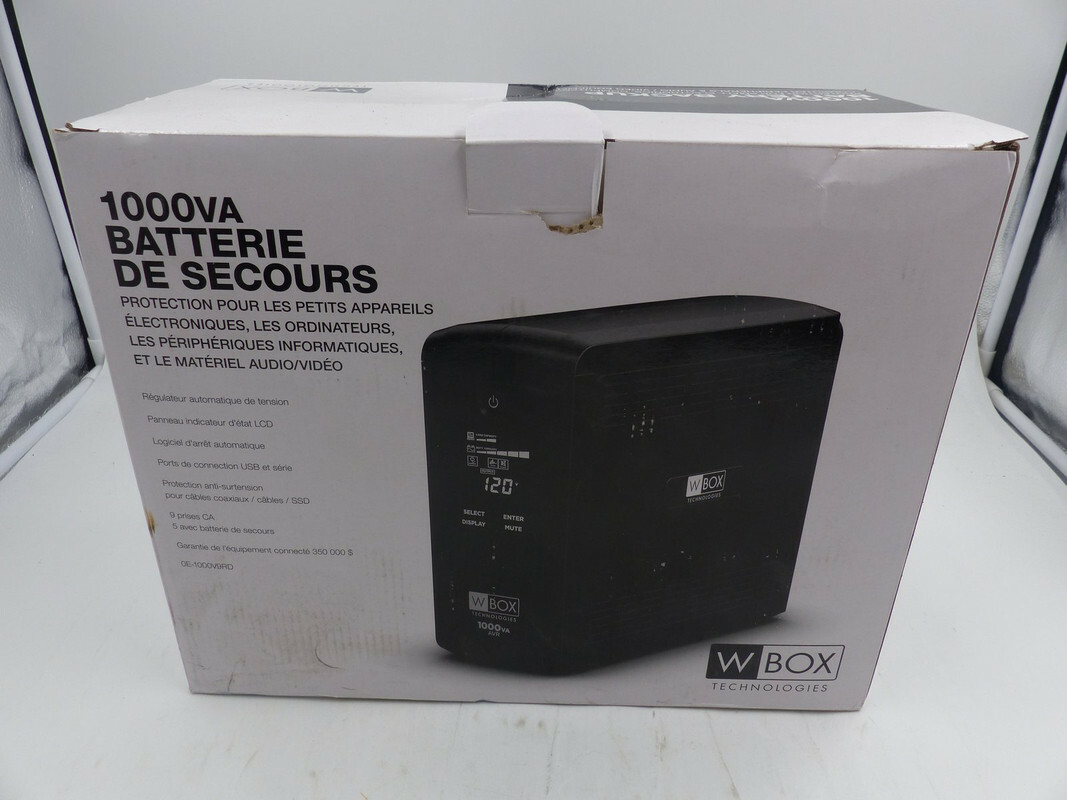 WBOX BATTERY BACKUP STANDBY UPS  600W LINE INTERACTIVE