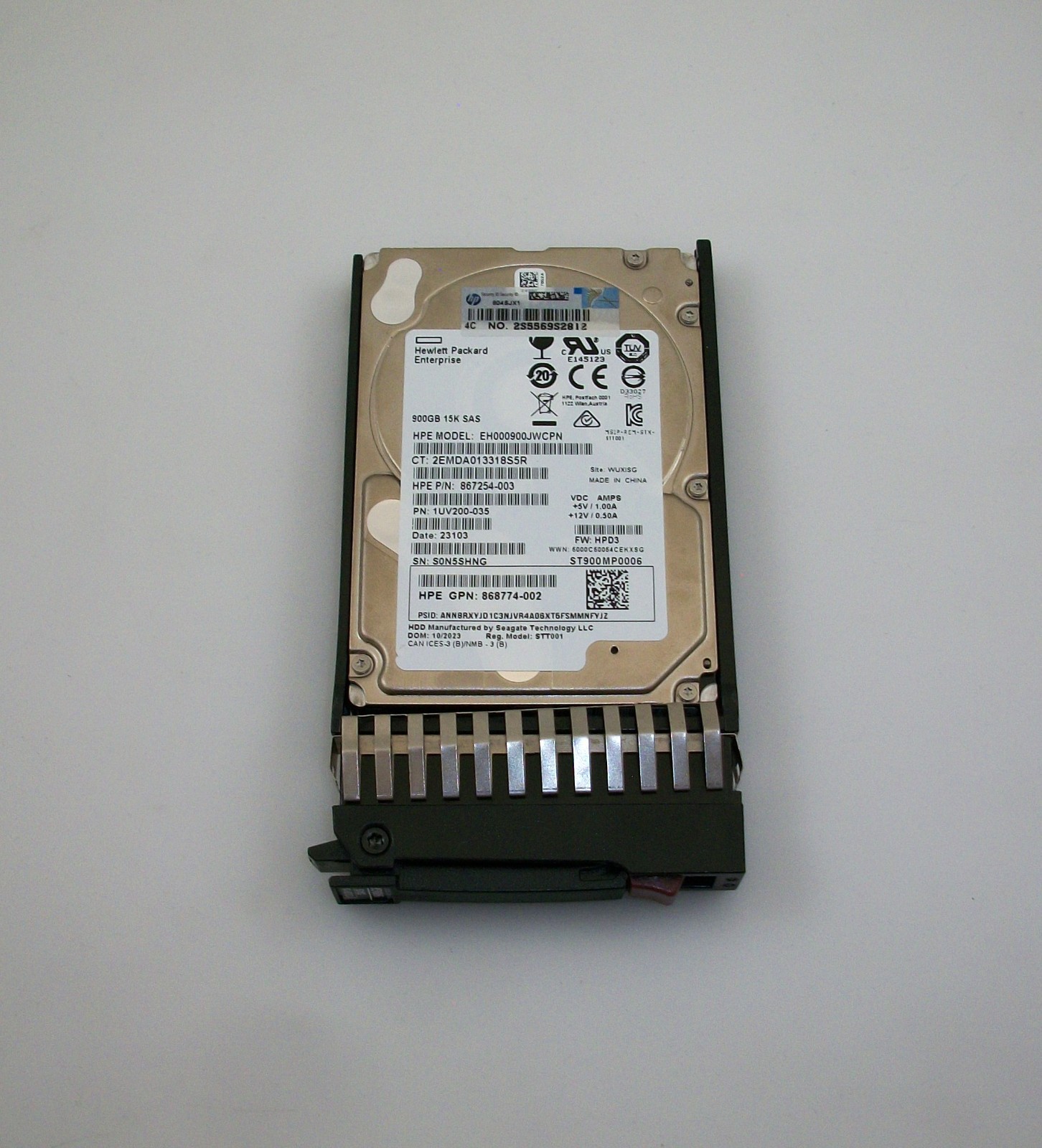 HP 873371-001 900GB 15K RPM 12G 2.5" SFF Disk Drive