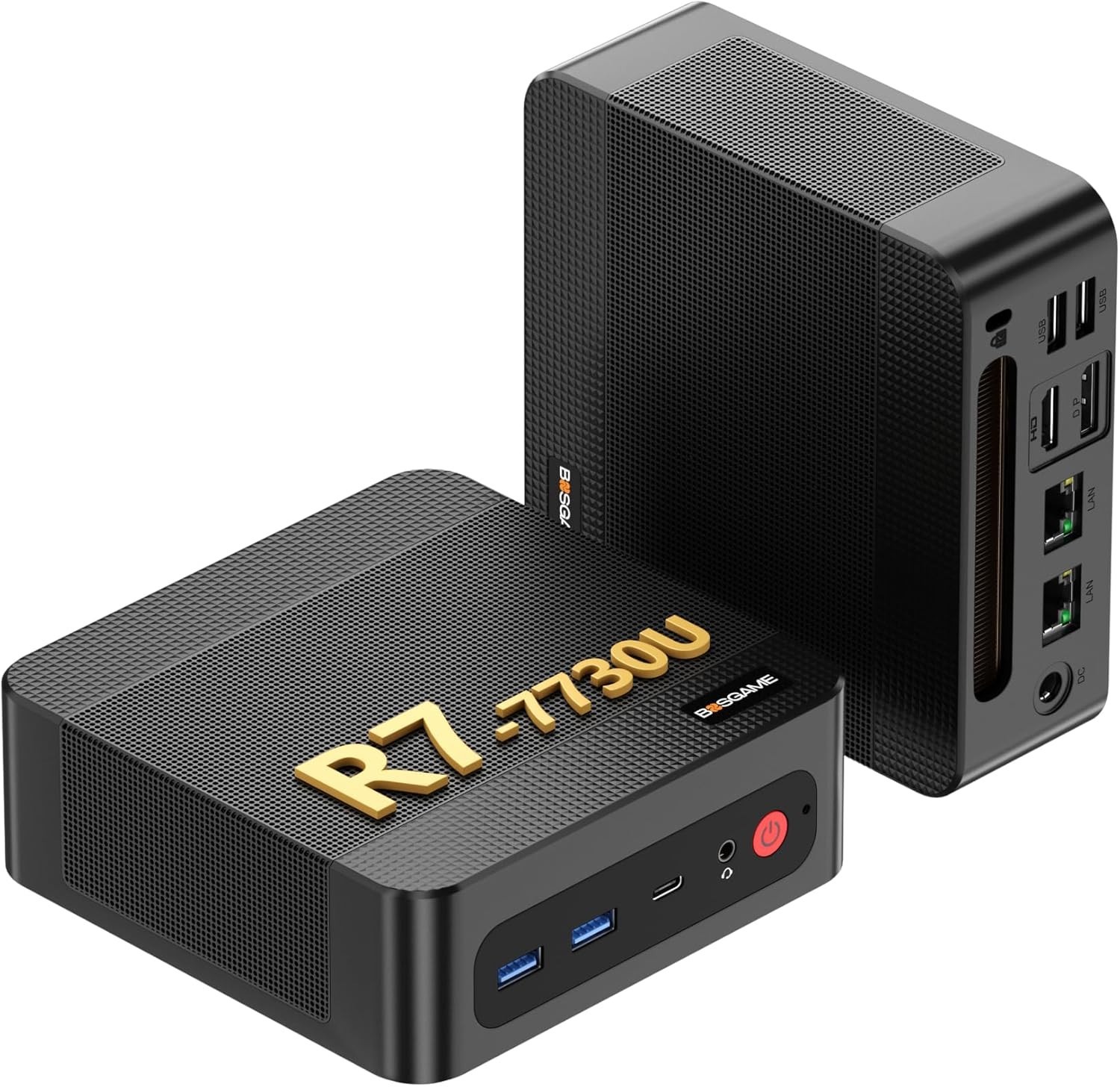 SEALED BOSGAME P4 Ultra Linux Mini PC AMD Ryzen 7 7730U 16GB DDR4 1TB SSD Ubuntu
