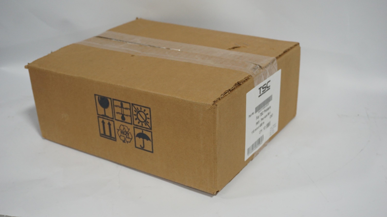 -=LOT 12=-TSC THERMAL PRINTER RIBBON 110mmX450m/4.33"x1476' BLACK WAX/1"CORE