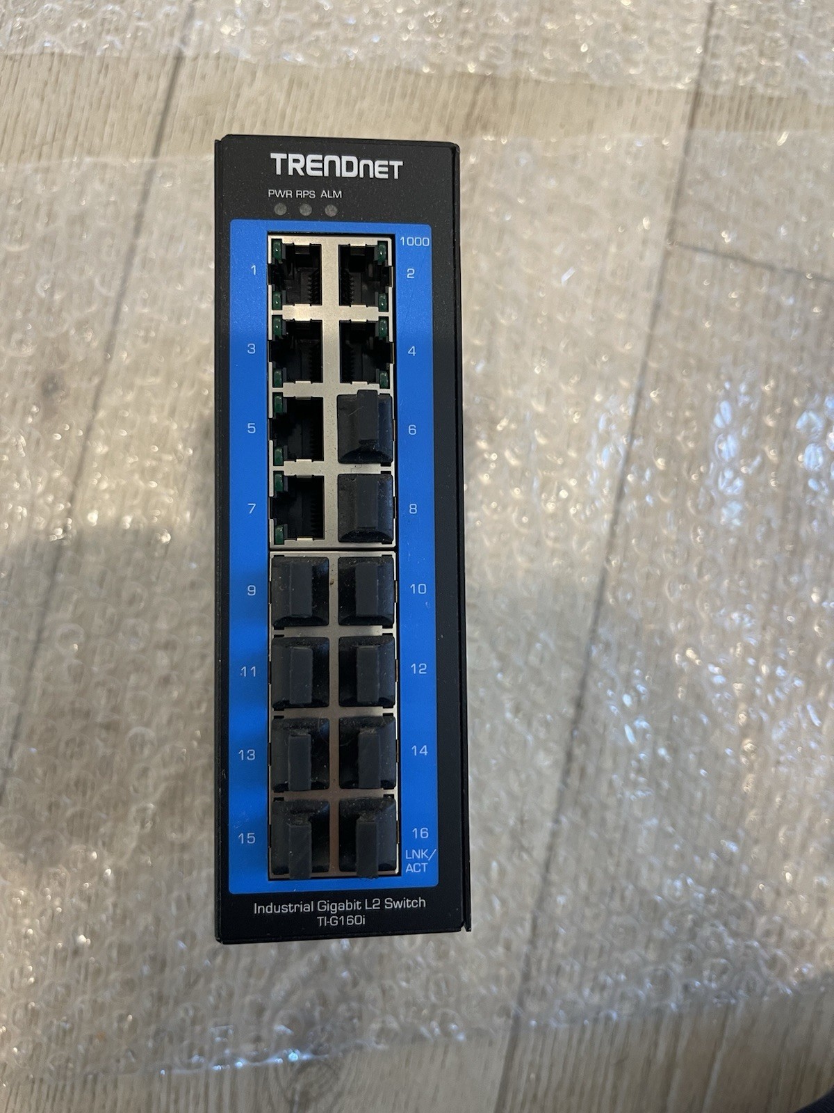 TRENDnet TI-G160i 16-Port Gigabit L2 DIN-Rail Switch 32Gbps - 30 Day Warranty