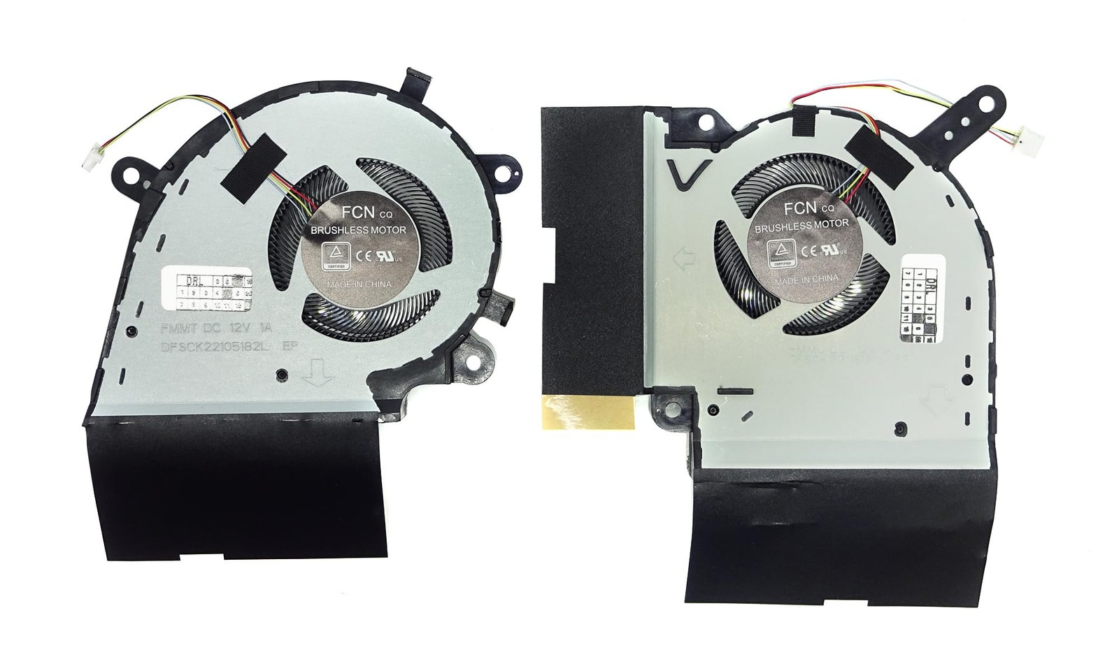 VoltaGuru New Laptop CPU Cooling Fan Set x2 for Asus ROG Strix G15 G512LV,...