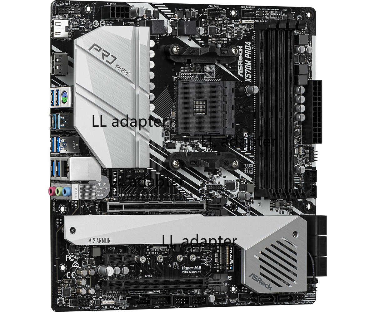 For ASROCK X570M Pro4 Motherboard AMD X570 DDR4 Micro-ATX Mainboard