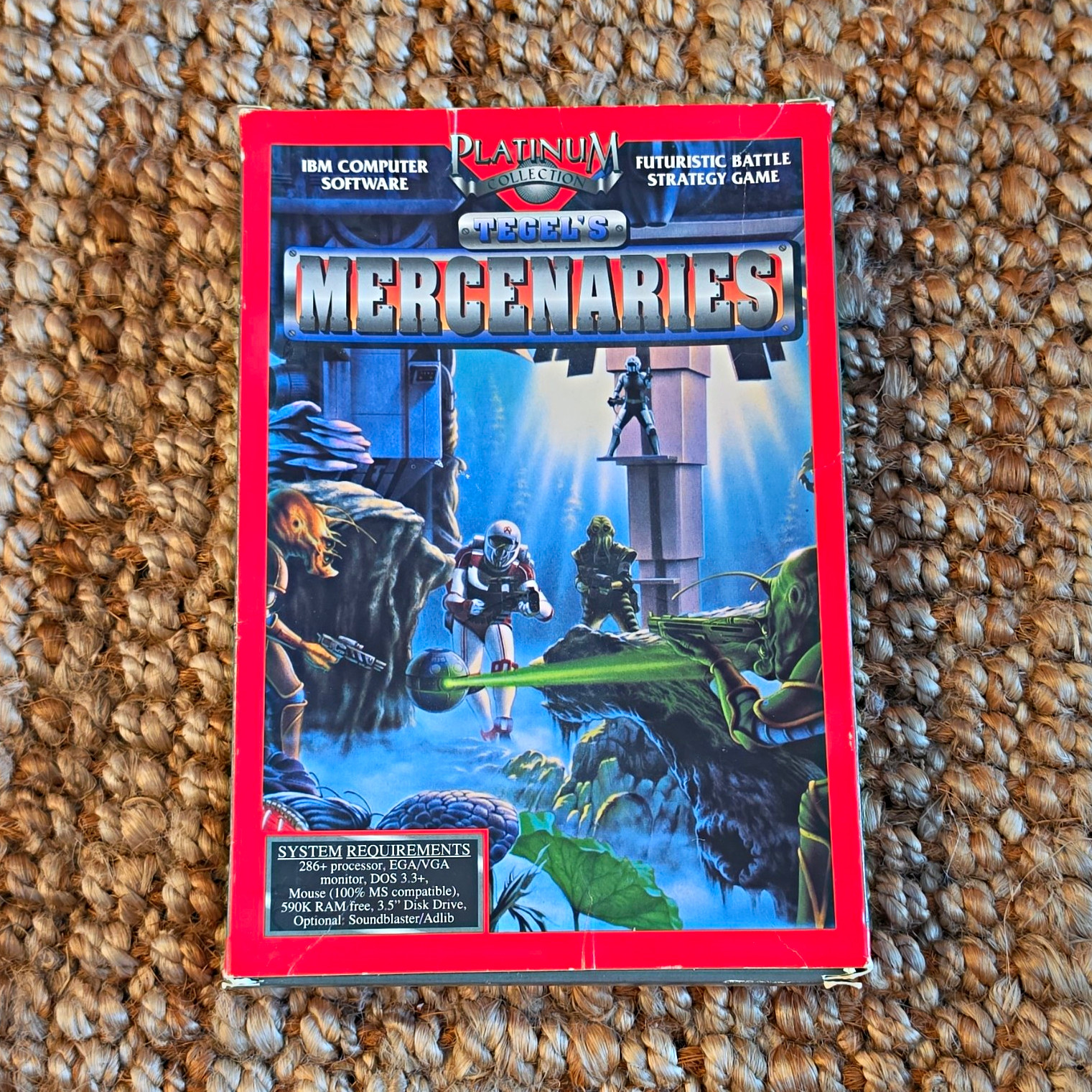 IBM Tegel's Mercenaries Strategy Game, DOS 3.3, English 3.5" Floppy