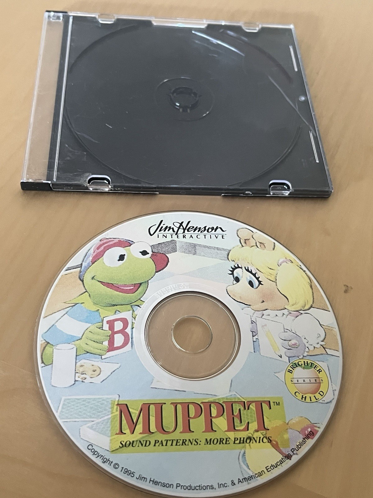 Vintage 1995 Jim Henson Muppet Sound Patterns Phonics PC CD-ROM For Windows