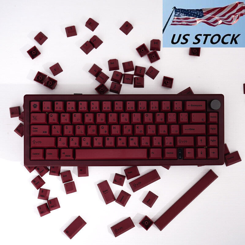 PBT Simple Red Style Keycap Cherry Profile 140pcs/set for MX Keyboard