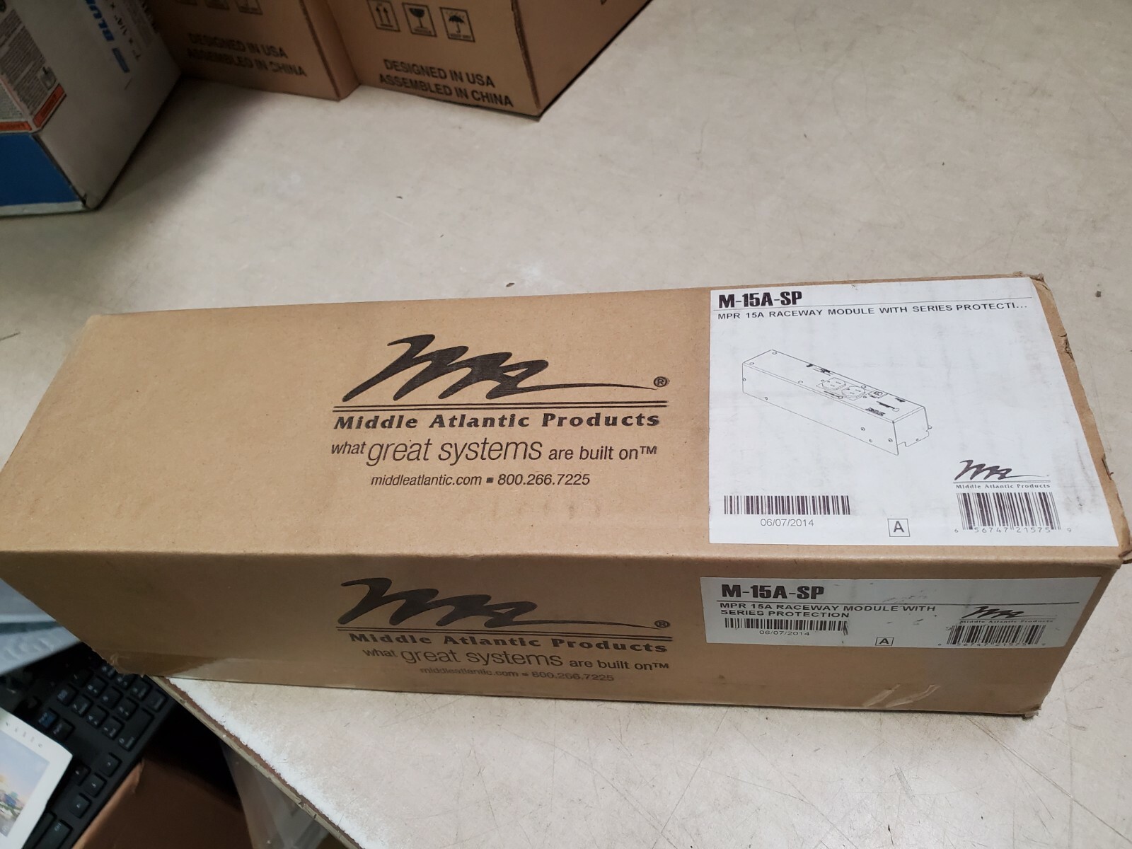Middle atlantic MPR M-15A-SP Module raceway New open box