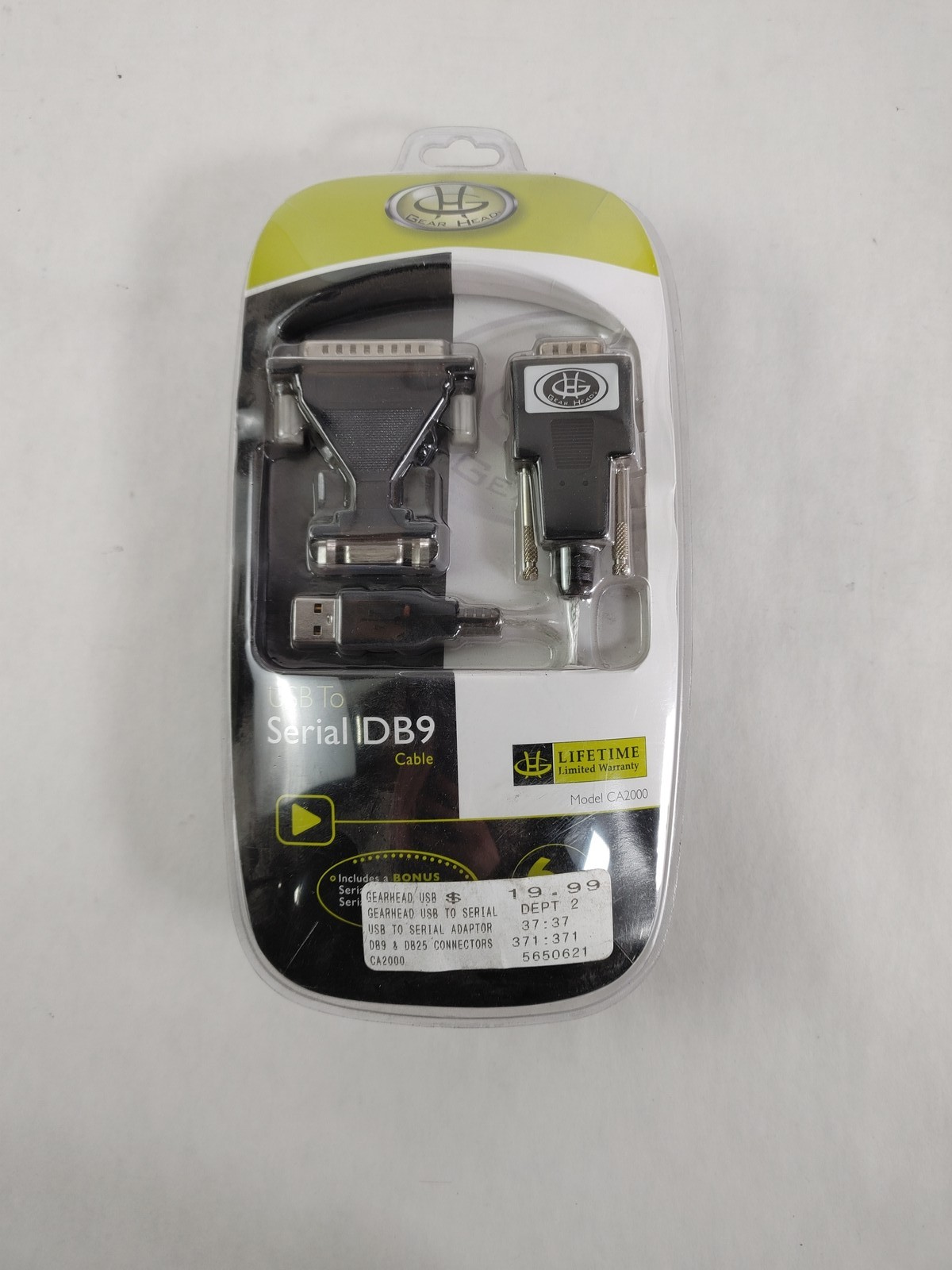 New Gear Head CA2000 USB to SERIAL Adapter