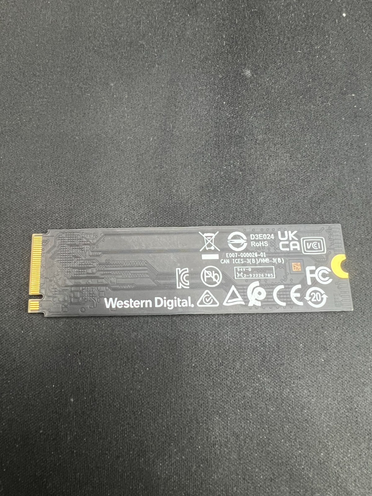 512GB Nvme m.2 2280 SSD Module Western Digital HP P/N : N09761-001