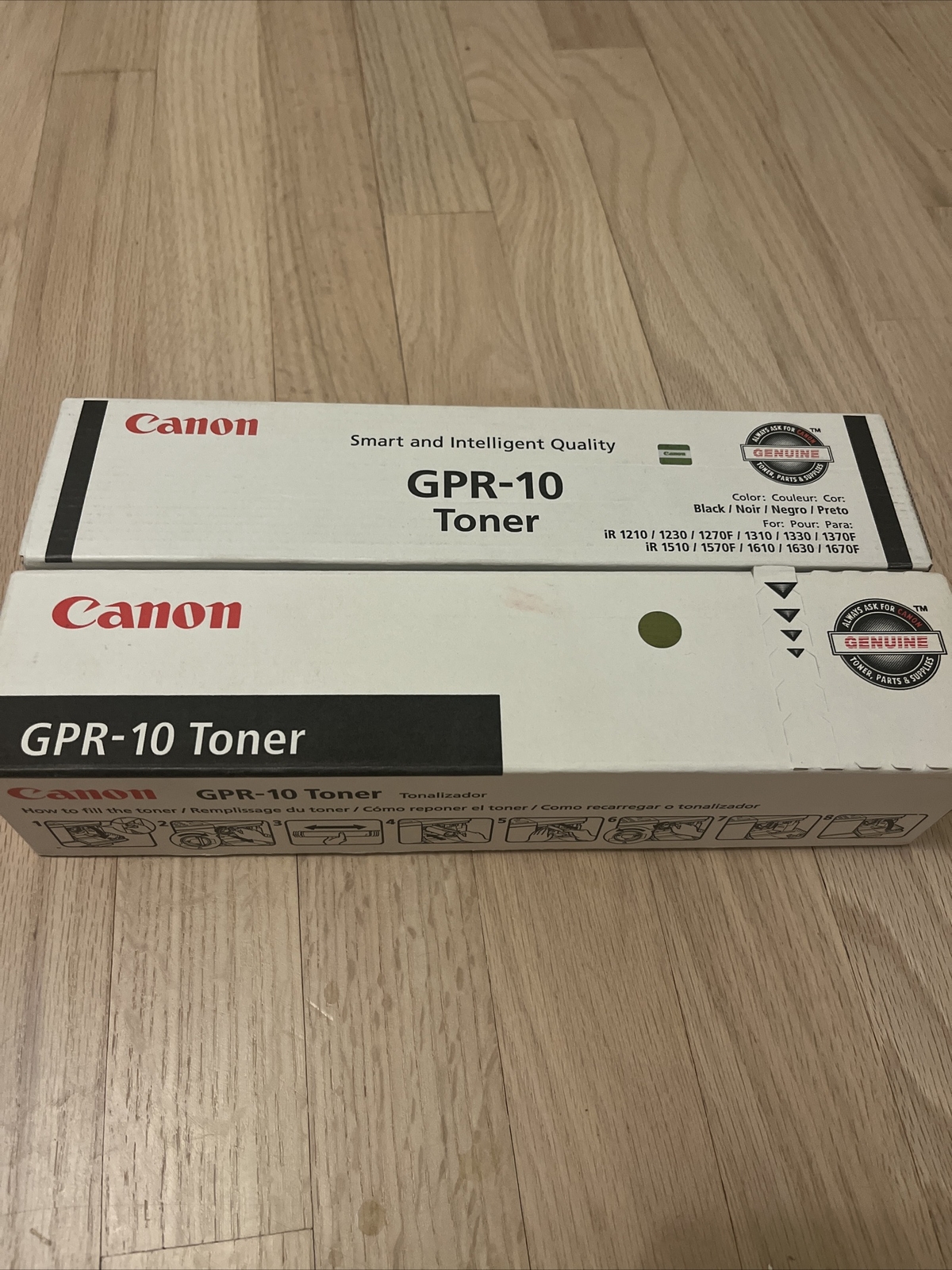 Canon GPR-10 Toner (2) Cartridge Genuine NEW SEALED Lot of 2 UPC 013803020403