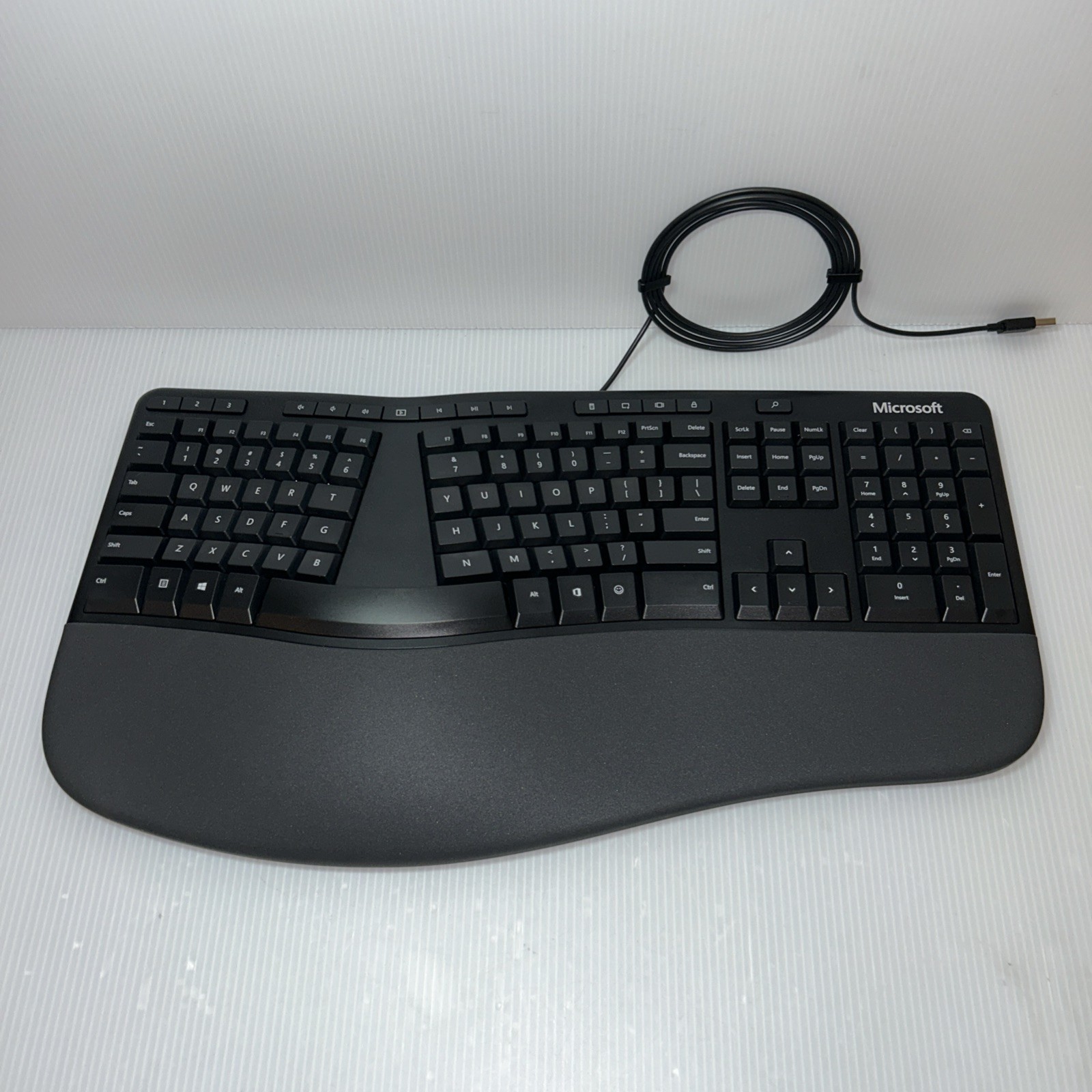 Microsoft Ergonomic Keyboard Wired USB Model 1878 LXM-00001 ● NEW OEM OPEN BOX