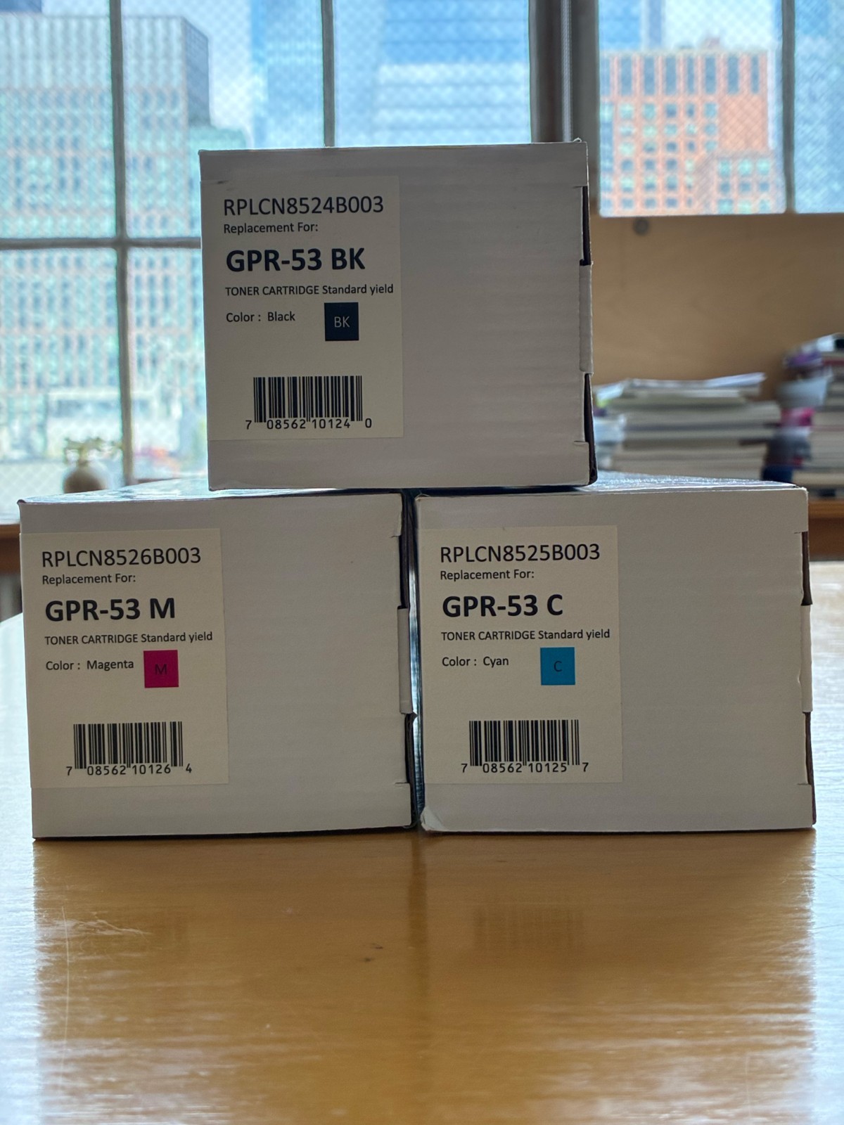Canon GPR-53 Compatible Toner Cartridge Set – Black, Cyan & Magenta