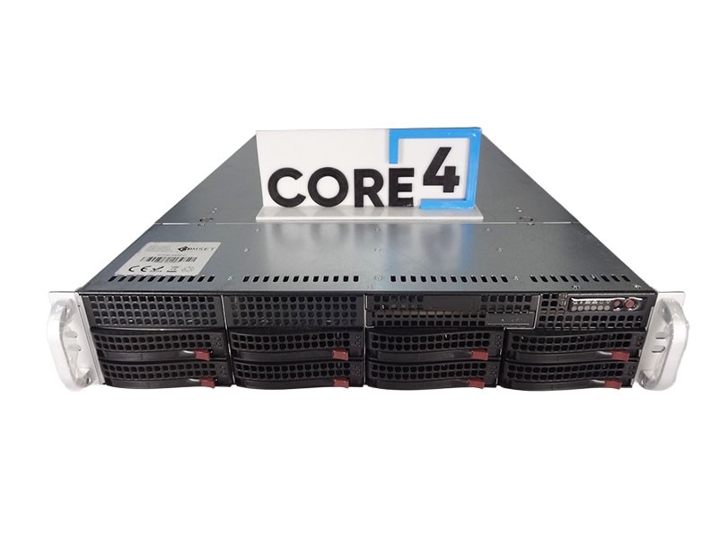 SUPERMICRO CSE-825 W/ X11SCA-F 8x 3.5IN SERVER w/ X11SCA-F + DUAL PSU