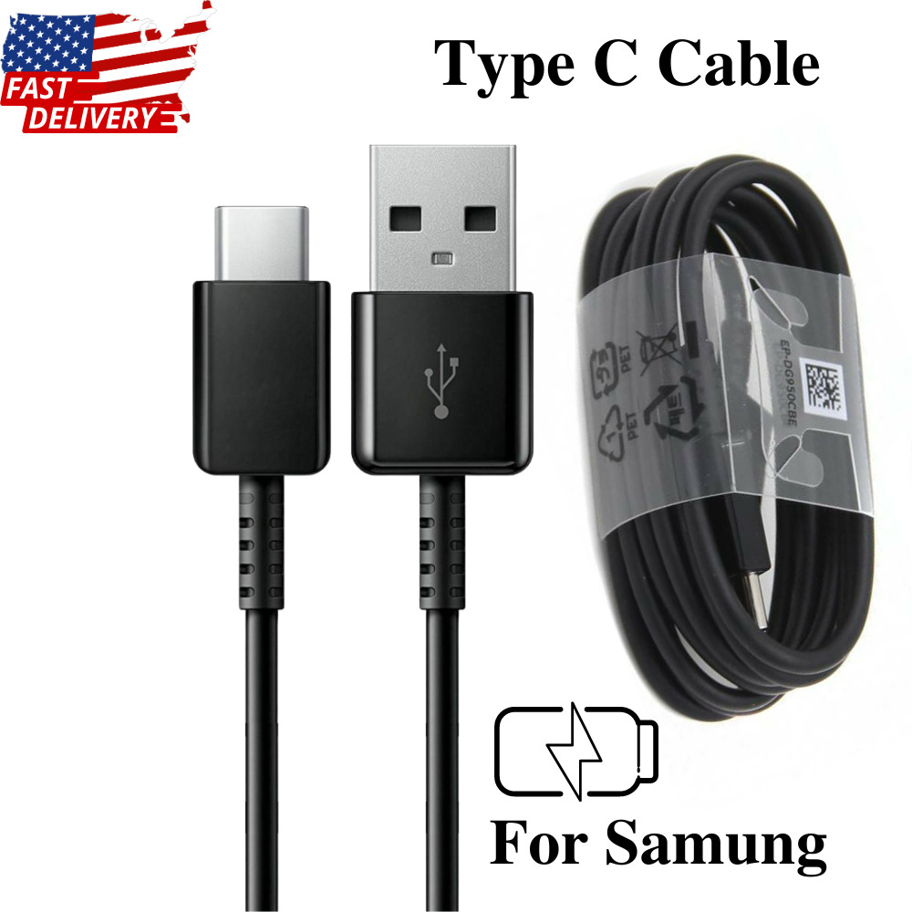 USB-C Type C Fast Charging Cable For Samsung Galaxy S23 S22 S8 Note 9 Wholesale