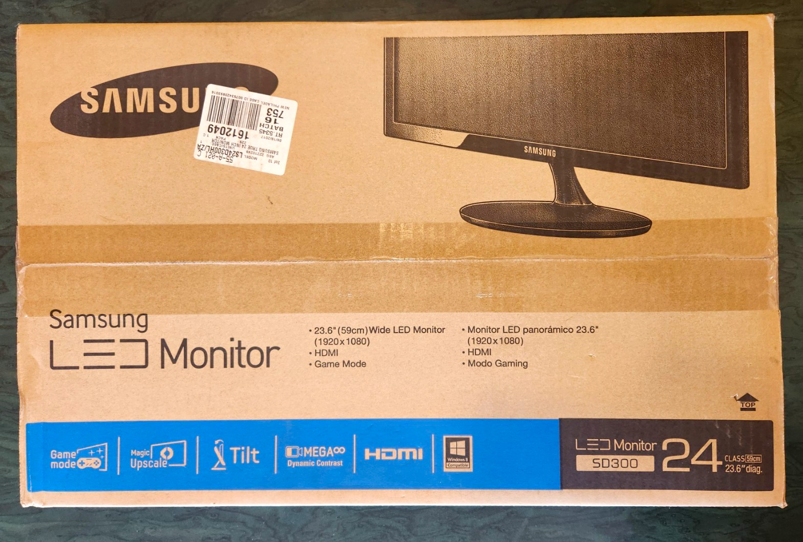 Samsung S24D300HL 23.6" LED Monitor 1080p 2ms 60Hz HDMI SD300