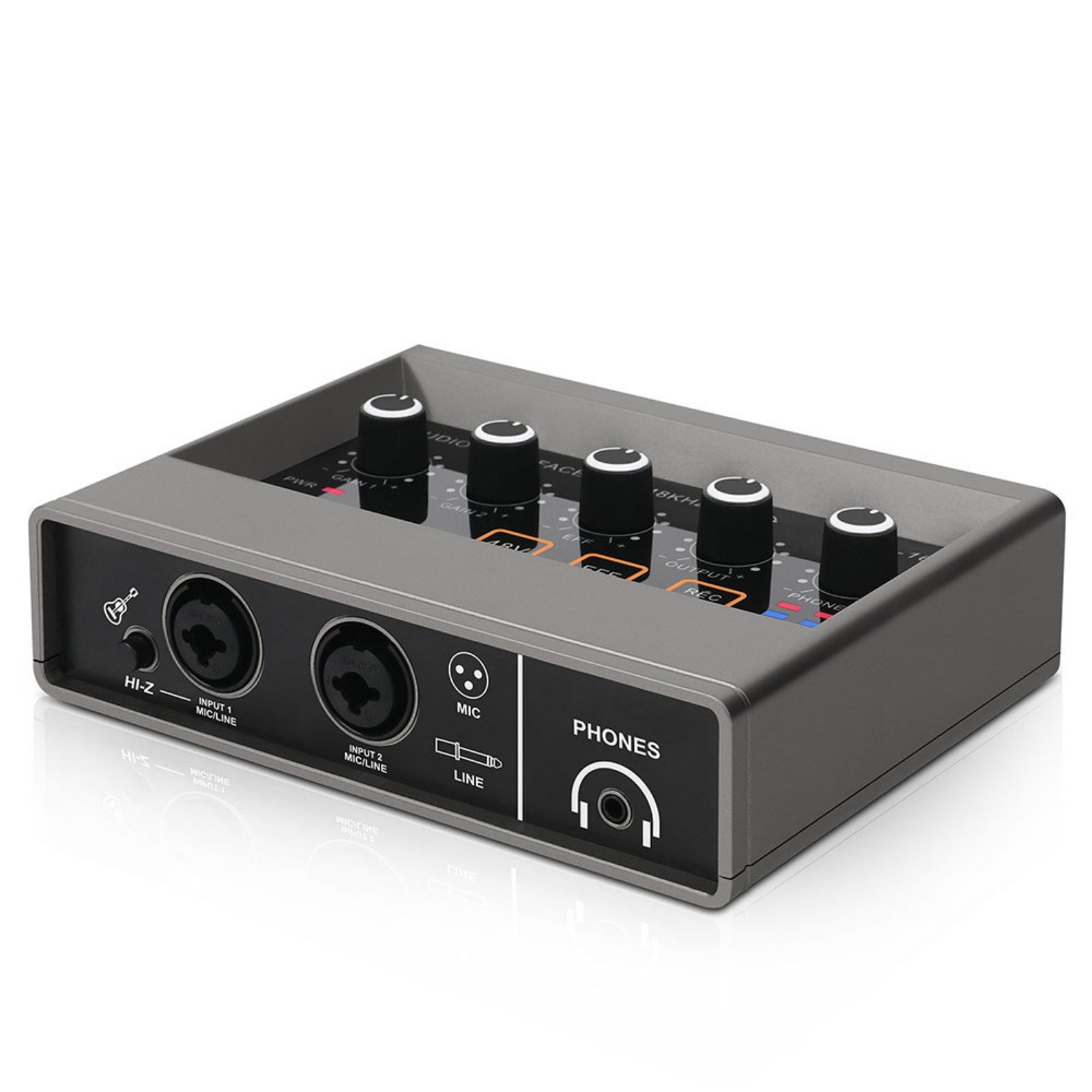 USB Audio Interface Instant Audio Interface with 48V Power Power
