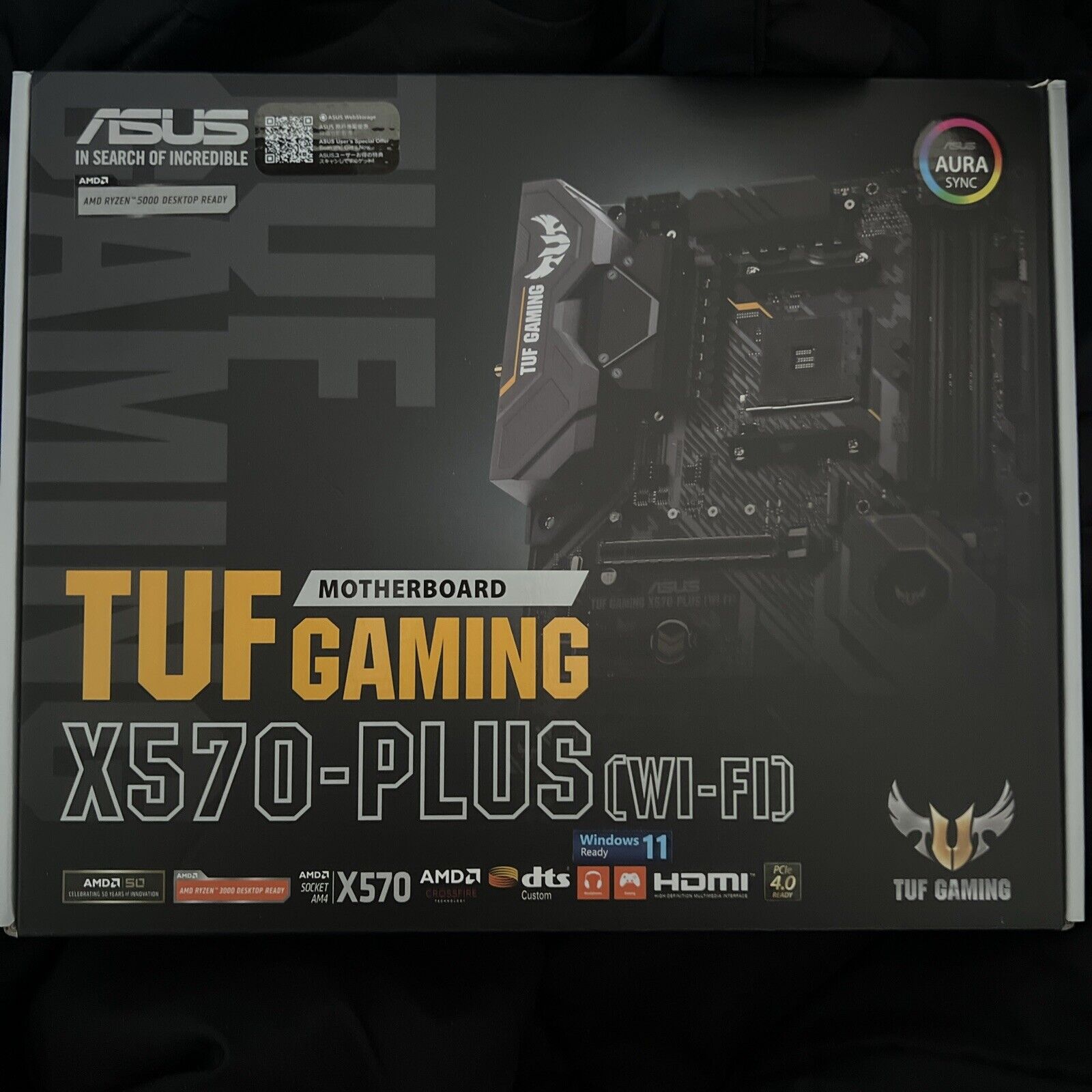 ASUS ‎TUF GAMING X570-PLUS (WI-FI) Socket AM4, AMD Motherboard