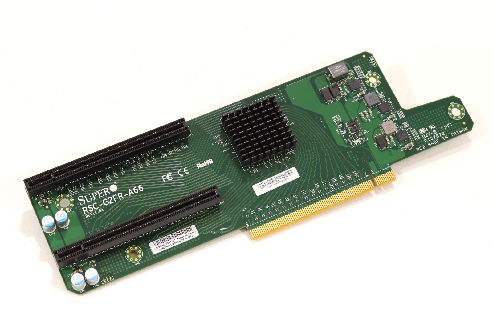 SuperMicro 2U Right Side Riser Card P/N: RSC-G2FR-A66 Tested Working